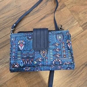 Sakroots Olympic Smartphone Crossbody Wristlet Clutch convertible bag